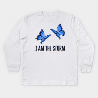 I Am The Storm Kids Long Sleeve T-Shirt